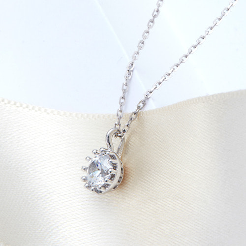 5부 천연 다이아몬드 목걸이 14k 18k 결혼 기념일 선물 베라 HNDN05731