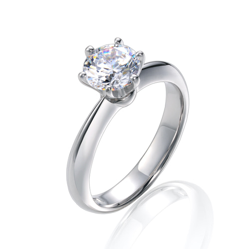 1캐럿 랩 다이아몬드 14k 18k 프로포즈 결혼 반지 피카 HNLDR1C1